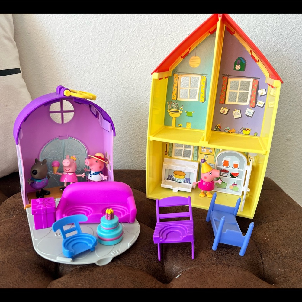 Peppa Pig Houses with accessories